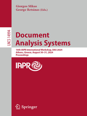 cover image of Document Analysis Systems